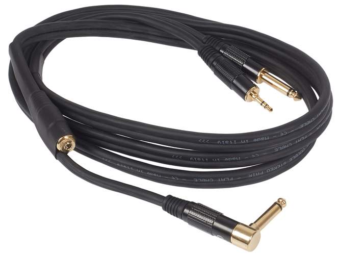 Bespeco Eagle Pro Instrument Headphone Cable M Angled