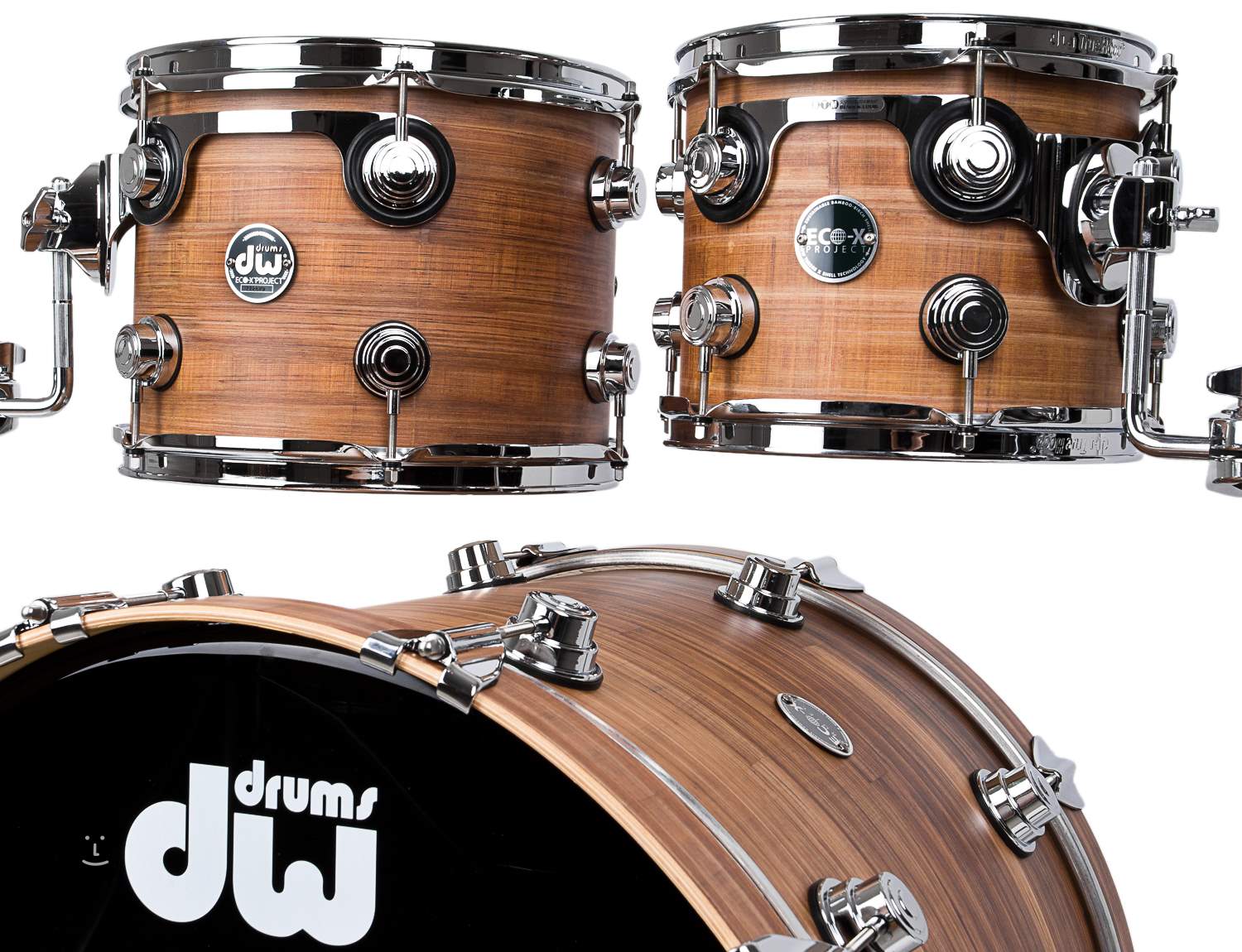 DW Eco X Project Banana Drum Kit