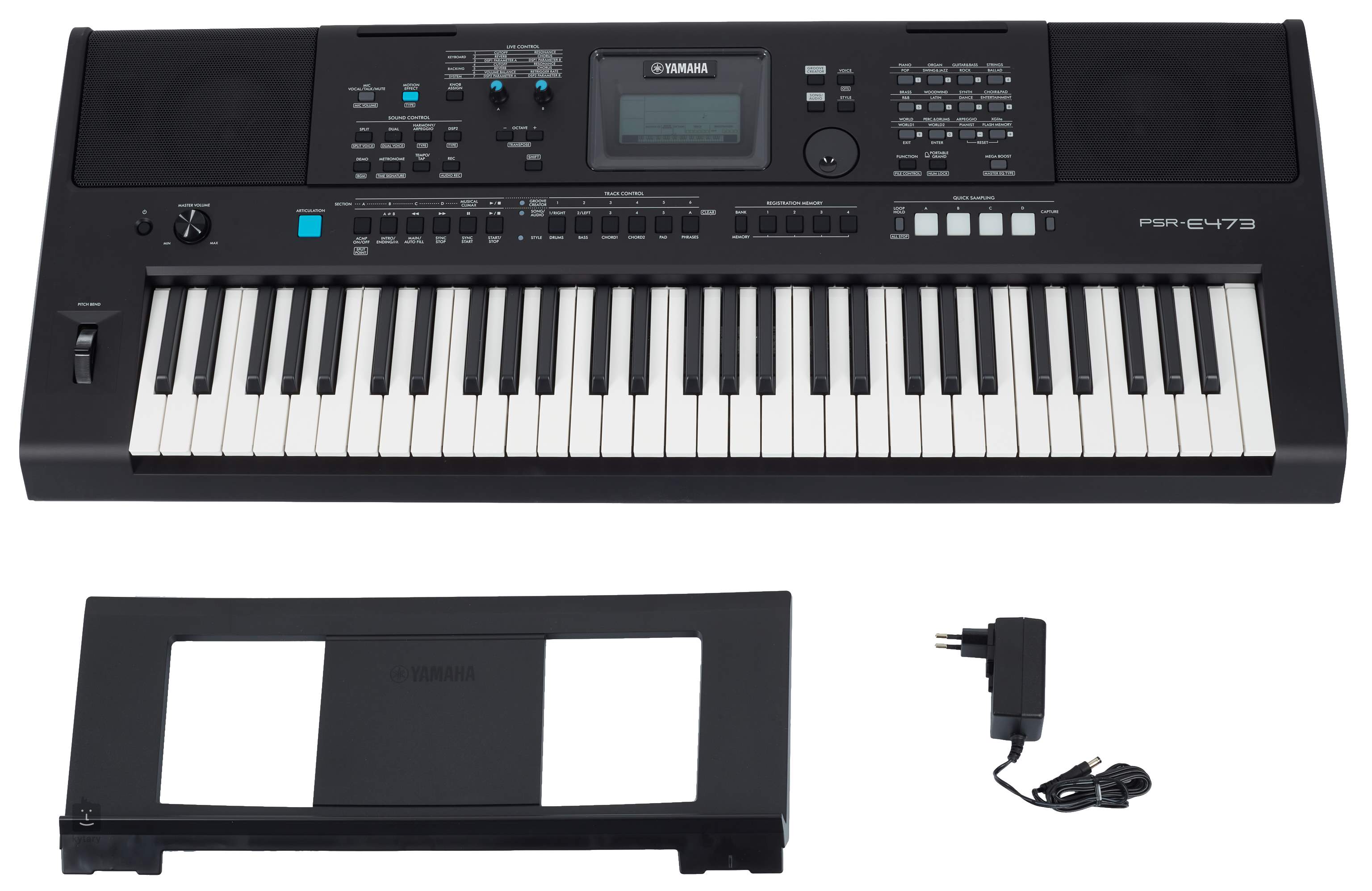 Yamaha Psr E Opened Keyboard With Touch Sensitive Keys