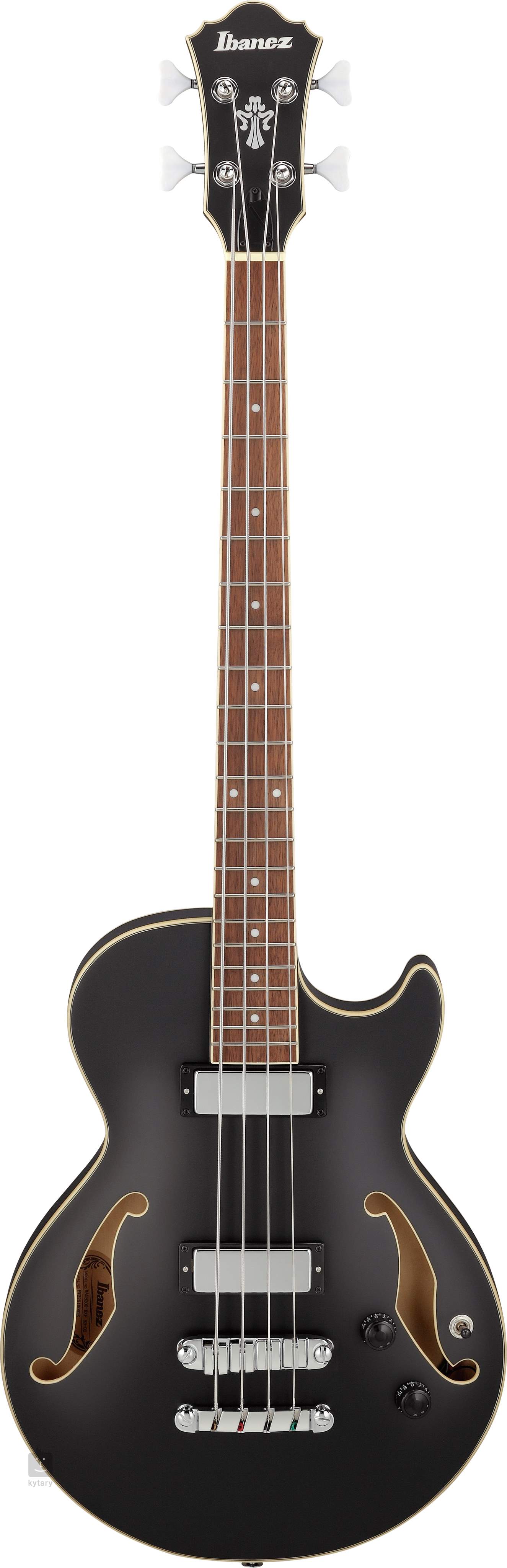 Ibanez Agb Bkf Semi Acoustic Bass Guitar