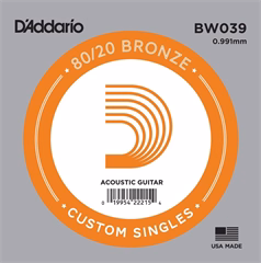 D'Addario BW039 - Stahlseite für akustische Gitarre