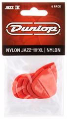 Dunlop Jazz III XL Red Nylon - Plektren