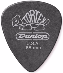 Dunlop Tortex Pitch Black 0.88 - Plektren
