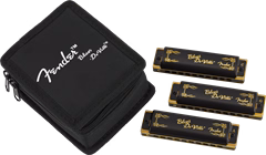 Fender Blues DeVille Harmonica Pack of 3 with Case - Mundharmonika-Set