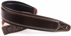 Soundsation Padded Leather Strap Brown - Gitarrengurt