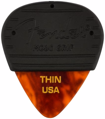 Fender Mojo Grip Picks Tortoise Thin - Plektren