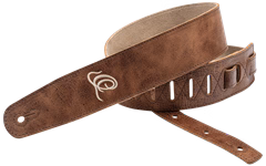 Ortega Suede Strap Cognac - Gitarrengurt