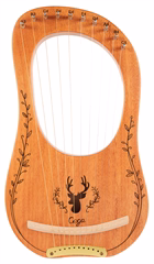 Cega Lyre Harp 10 Strings Natural - Lyra
