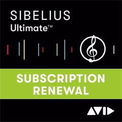 AVID Sibelius Ultimate Perpetual License Updates + Support Plan Renewal