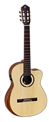 Ortega Striped Suite CE - Klassische elektroakustische Gitarre