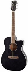 Ibanez PC14MHCE Weathered Black - Elektroakustische Gitarre
