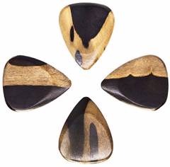 Timber Tones Malay Ebony 4-Pack - Plektren