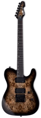 ESP LTD TE-1000 ET Charcoal Burst - E-Gitarre