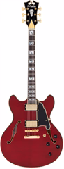 D'Angelico Excel DC Trans Cherry - Semiakustische Gitarre