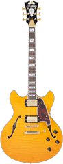 D'Angelico Excel DC Vintage Natural - Semiakustische Gitarre