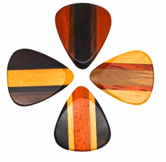 Timber Tones Zone Tones Mixed 4-Pack - Plektren