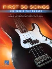 MS First 50 Songs You Should Play on Bass - Bass-Schule für Anfänger