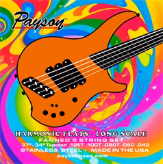 Payson Harmonic Multiscale Flats Long Scale - Saiten für fünfsaitigen Bass