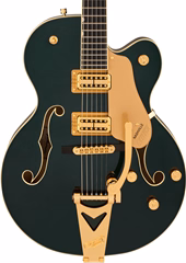 Gretsch Synchromatic Nashville Hollow Body Single-Cut with Bigsby EB Cadillac Green - Semiakustische Gitarre