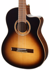Ortega RCE158SN-TSB - Klassische elektroakustische Gitarre