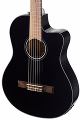 Fender CN-140SCE Nylon WN BK - Klassische elektroakustische Gitarre
