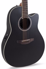 Applause AB24II CS Mid Cutaway Black Satin - Elektroakustische Gitarre