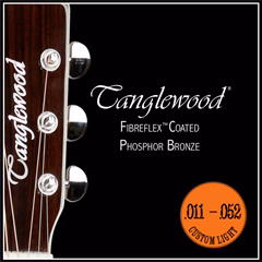 Tanglewood Acoustic Guitar Strings 11 Custom Light - Stahlseiten für akustische Gitarre