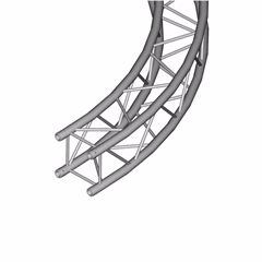 DURATRUSS DT 34-Circle Part-4m-90dgr - Stavební konstrukce