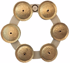 Big Fat Snare Drum Bling Ring-White-Copper - Tamburína na hi-hat