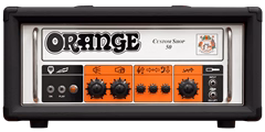 Orange Custom Shop 50 Black - Kytarový lampový zesilovač