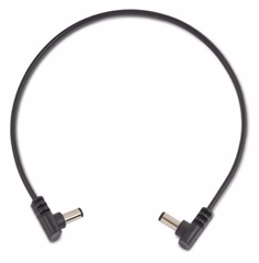 Rockboard Flat Power Cable Black 30 cm / 1181 angled/angled - Napájecí kabel