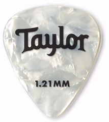 Taylor Celluloid Picks 1.21 White Pearl - Trsátka