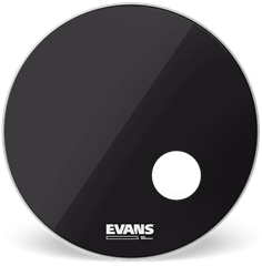 Evans 24" EQ3 Resonant Black - Rezonanční blána na basový buben