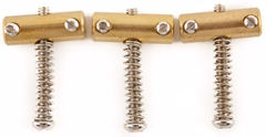 Fender American Vintage Telecaster Compensated Bridge Saddles, Brass - Kytarový hardware