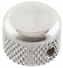 Fender American Vintage '62 Jazz Bass Upper Control Knob, Chrome - Volume knob
