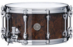 Tama 14" x 7" Starphonic American Gloss Black Walnut Burl - Snare bubínek