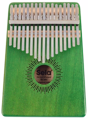 Sela Kalimba Mahogany 17 Green - Kalimba