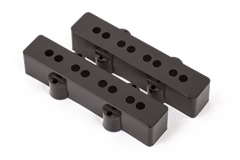 Fender Pickup Covers, Pure Vintage Jazz Bass Black (2) - Kytarový hardware