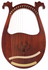 Cega Harp 16 Strings Coffee - Lyra