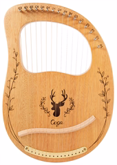 Cega Lyre Harp 16 Strings Natural - Lyra