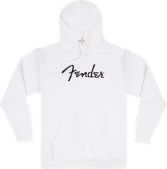 Fender Spaghetti Logo Hoodie, Olympic White, XXL - Mikina