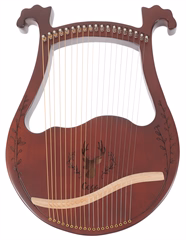 Cega Harp 19 Strings Coffee - Harfa