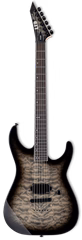 ESP LTD M-1001NT QM Charcoal Burst - Elektrická kytara