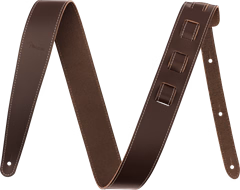 Fender 2" Essentials Economy Strap, Brown - Kytarový popruh