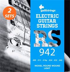 Galli RS942ds Nickel Double Set Light - Struny pro elektrickou kytaru