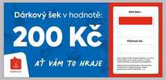Kytary.cz Online dárkový šek 200 Kč