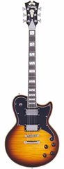 D'Angelico Deluxe Atlantic Vintage Sunburst - Elektrická kytara