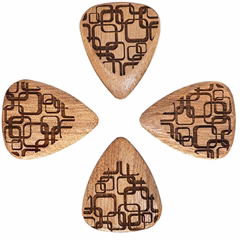 Timber Tones Laser Tones Grip Art Deco 4-Pack - Trsátka
