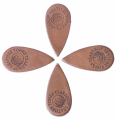 Timber Tones Leather Tones Teardrop Whisky Leather 4-Pack - Trsátka