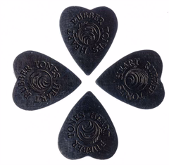 Timber Tones Rubber Tones Heart Black Nitrile 4-Pack - Trsátka